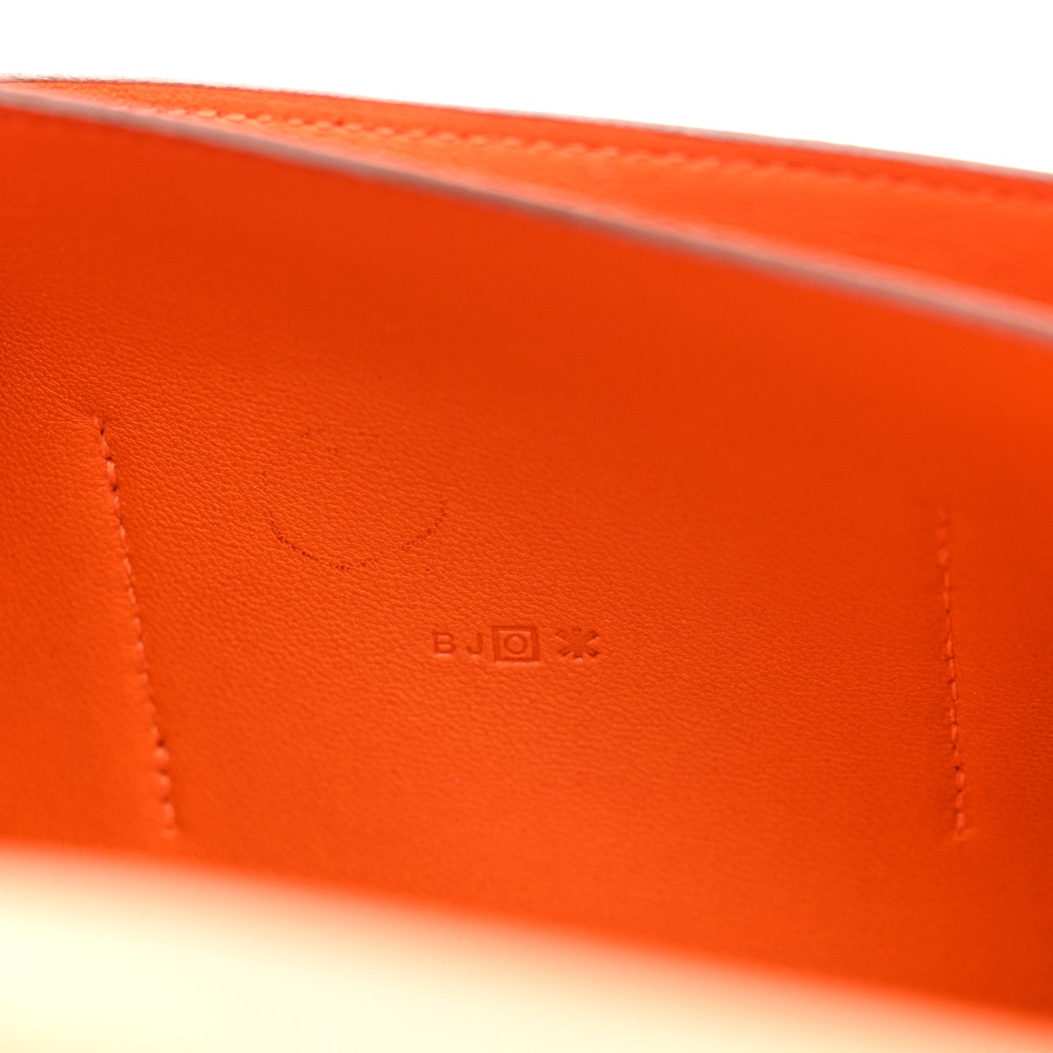Hermes Togo Dogon Duo Wallet Orange 8 of 9