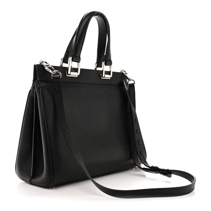 Gucci Grainy Calfskin Small Zumi Top Handle Bag Black 3 of 14