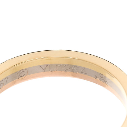 Cartier 18K Pink White Yellow Gold 3.5mm Vendome Louis Cartier Wedding Band Ring 57 8 5 of 7