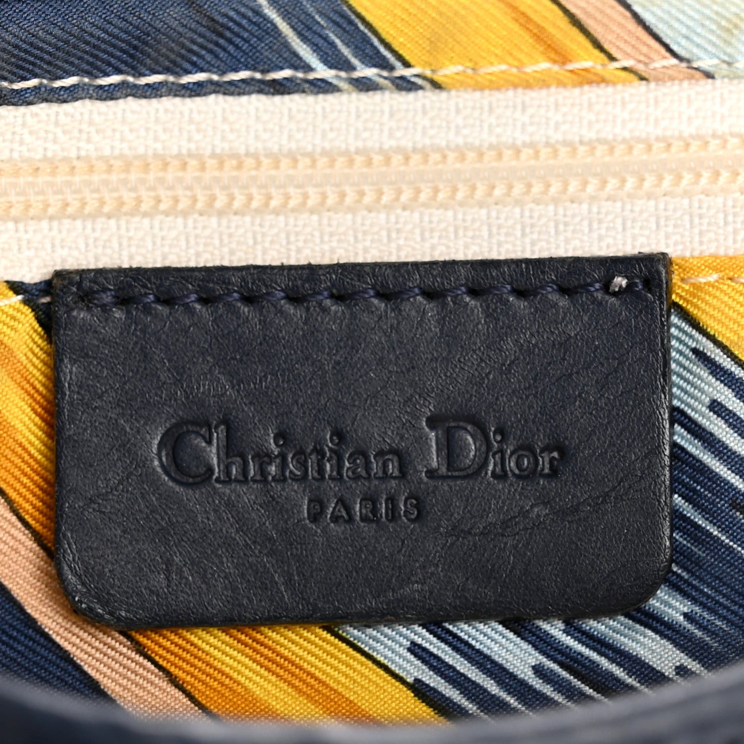 Christian Dior Monogram Saddle Bag Blue 6 of 13