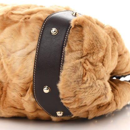 Gucci Mink Fur Medium Pelham Shoulder Bag Beige Brown 10 of 10