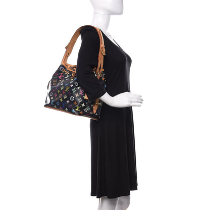 Louis Vuitton Monogram Multicolor Petit Noe Black 2 of 9