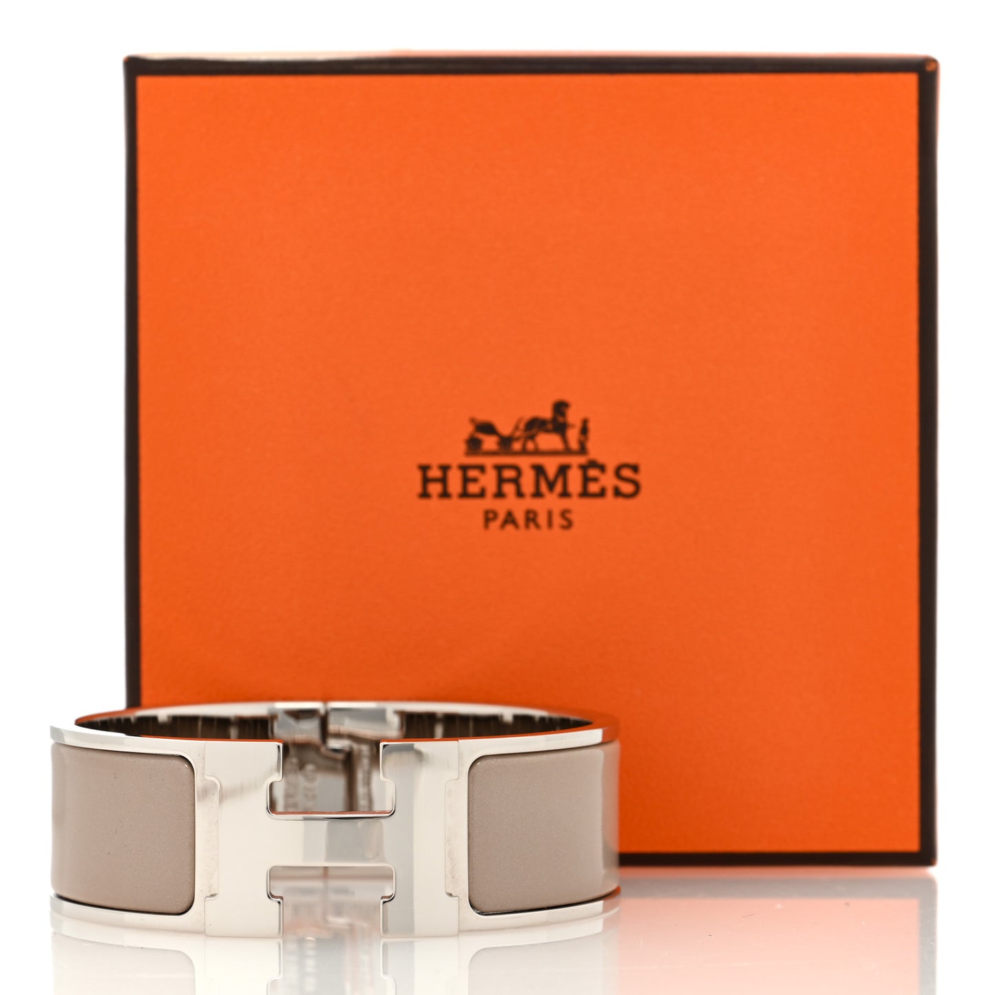 Enamel Wide Clic Clac H Bracelet PM