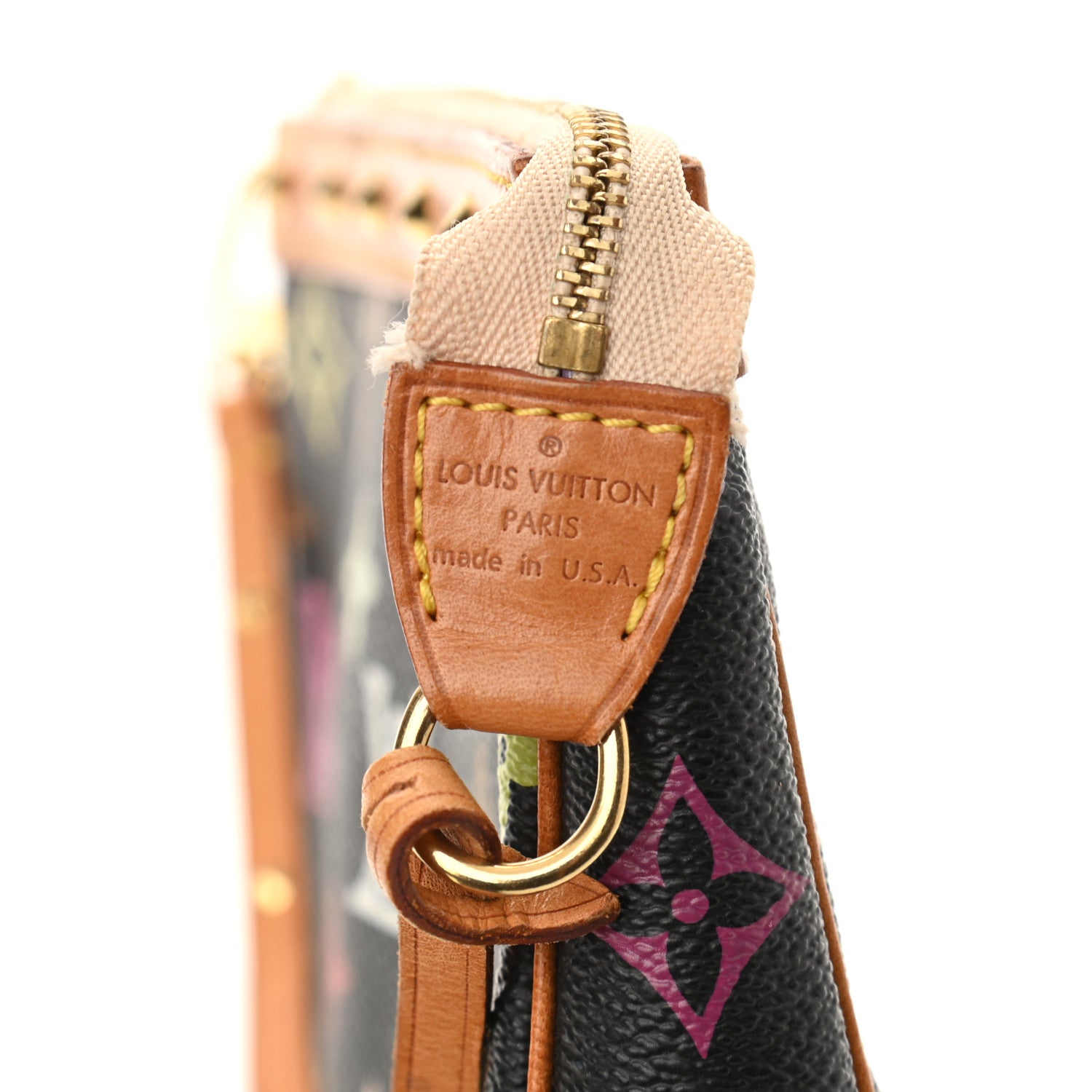 Louis Vuitton Monogram Multicolor Pochette Accessories Black 7 of 11