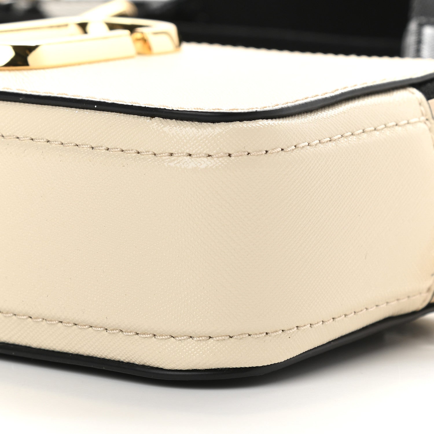 Marc Jacobs Saffiano Small Snapshot Camera Bag Cloud White Multicolor 10 of 10