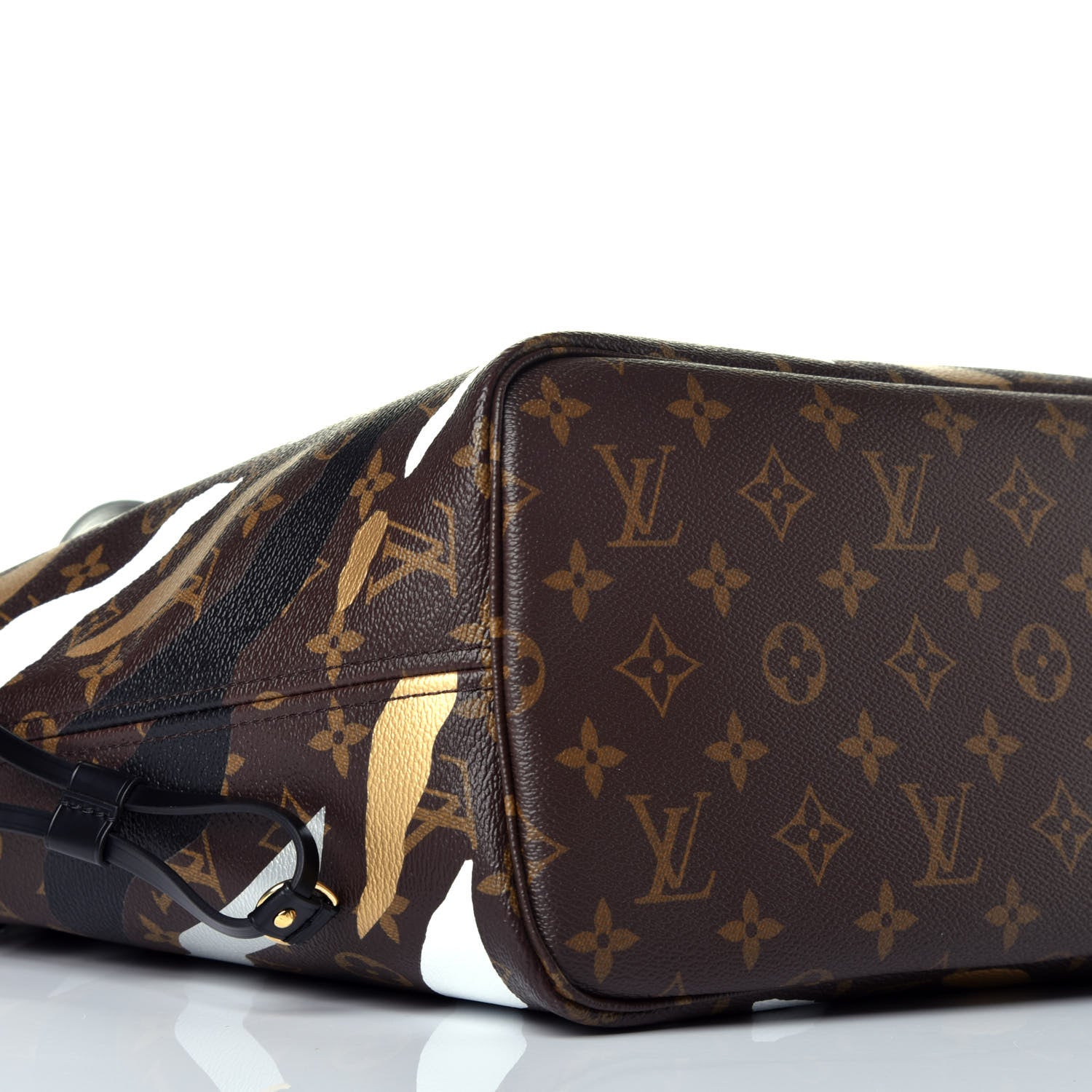 Louis Vuitton X LOL Monogram Neverfull MM Gold Silver 7 of 10
