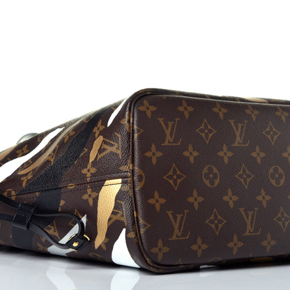 Louis Vuitton X LOL Monogram Neverfull MM Gold Silver 7 of 10