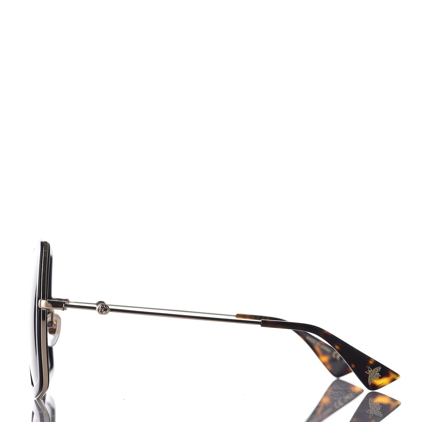 Acetate Oversize Square Frame GG0106S Sunglasses Black