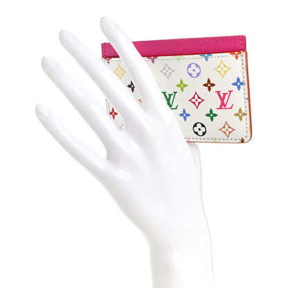 Louis Vuitton LV X TM Monogram Multicolor Card Holder Kawaii Pink 2 of 6