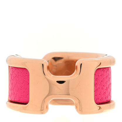 Hermes Chevre Chamkila Olympe Ear Cuff PM Rose Shocking 1 of 4