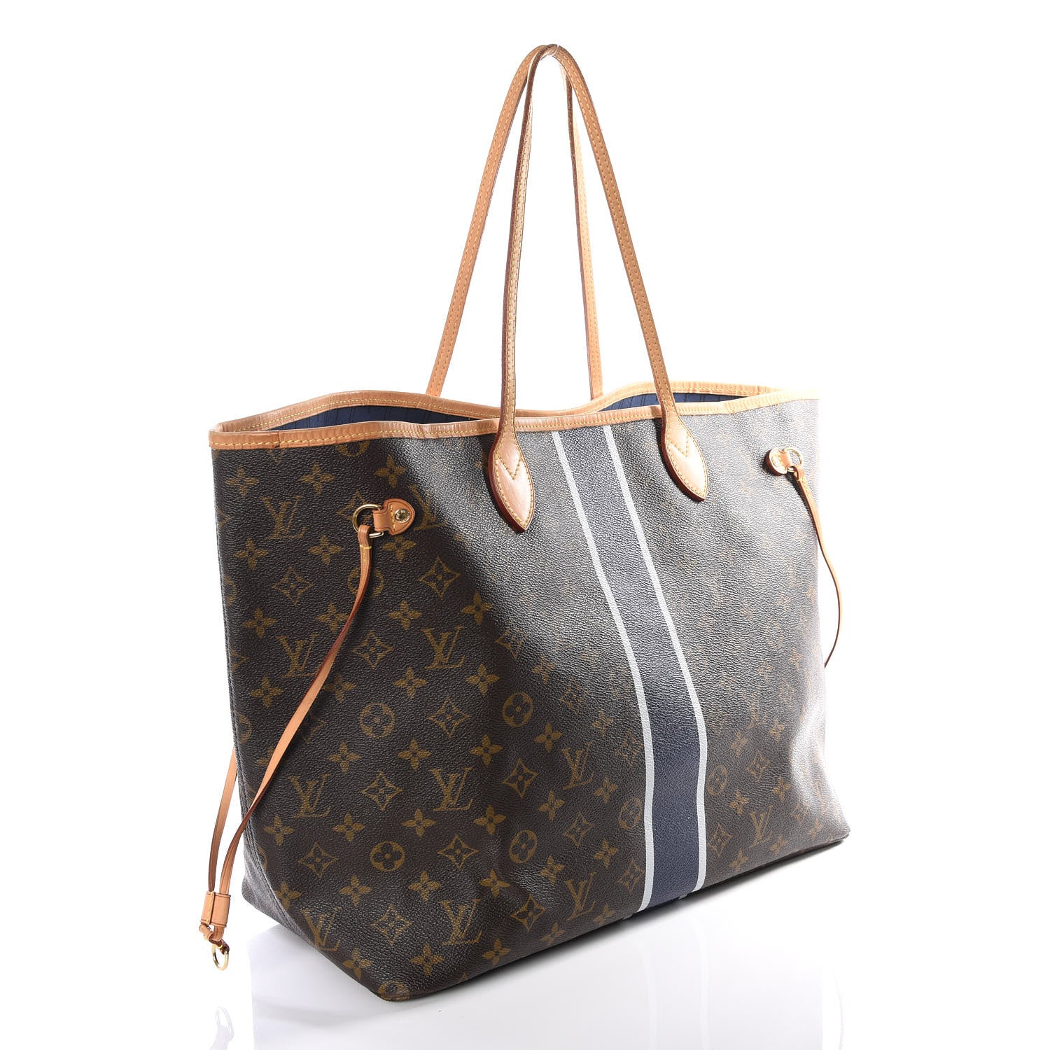 Louis Vuitton Monogram My LV Heritage Neverfull GM Blue Marine Gris 2 of 10