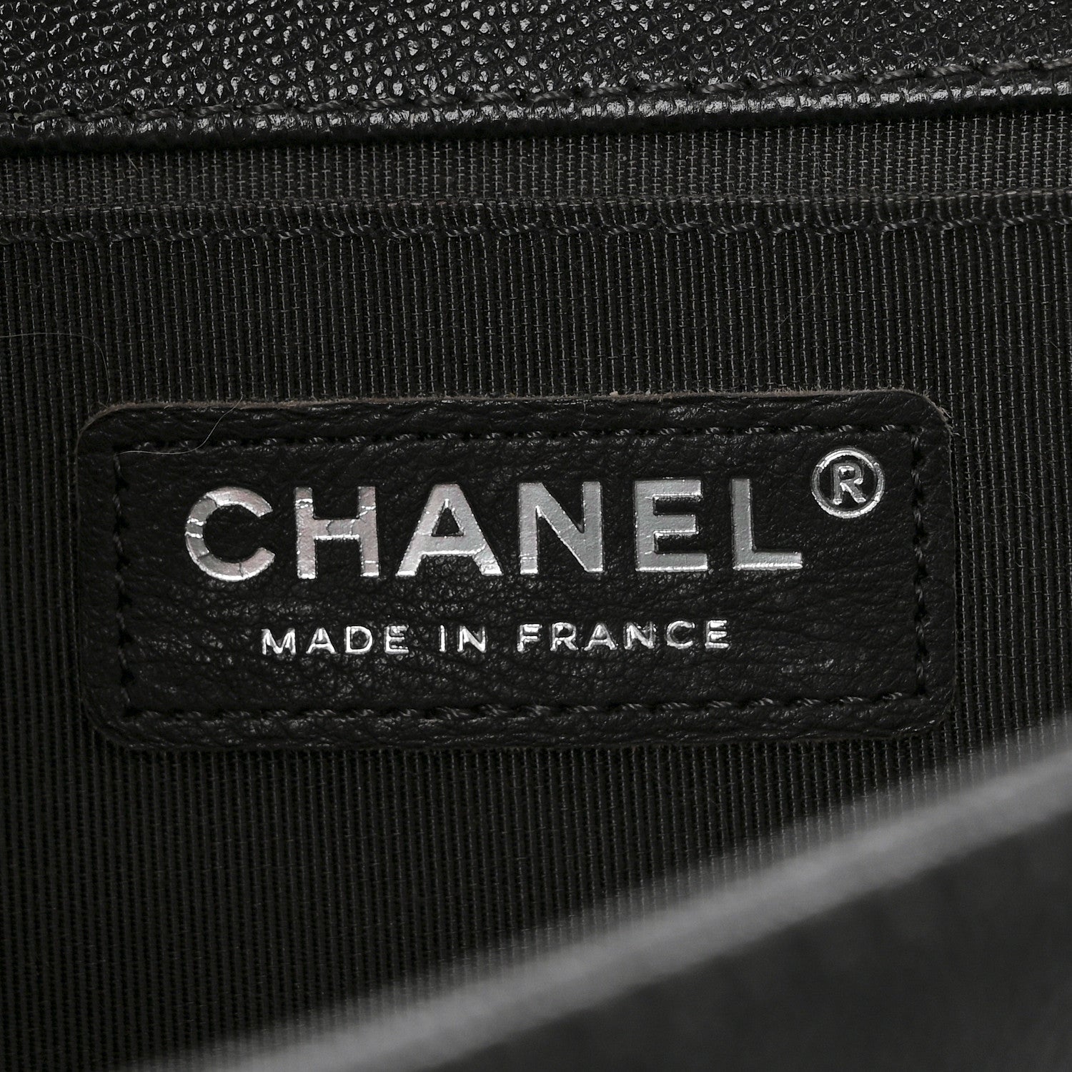 Chanel Caviar Quilted Medium Boy Flap Charcoal 6 of 10