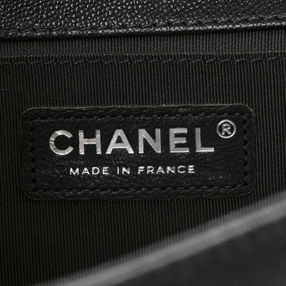 Chanel Caviar Quilted Medium Boy Flap Charcoal 6 of 10