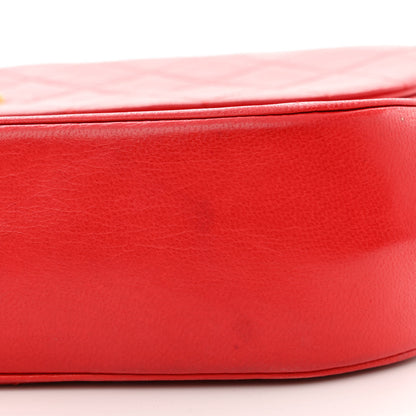 Chanel Lambskin Quilted Medium Single Flap Red 14 of 15