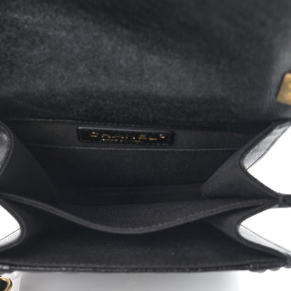 Chanel Caviar Quilted North South Boy Flap Black 5 of 9