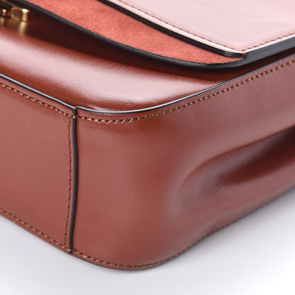 Chloe Calfskin Small C Double Carry Sepia Brown 9 of 9