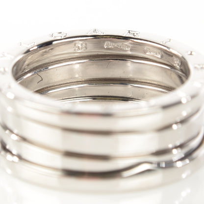 Bulgari 18K White Gold B.Zero1 3 Band Ring 58 8.5 4 of 6