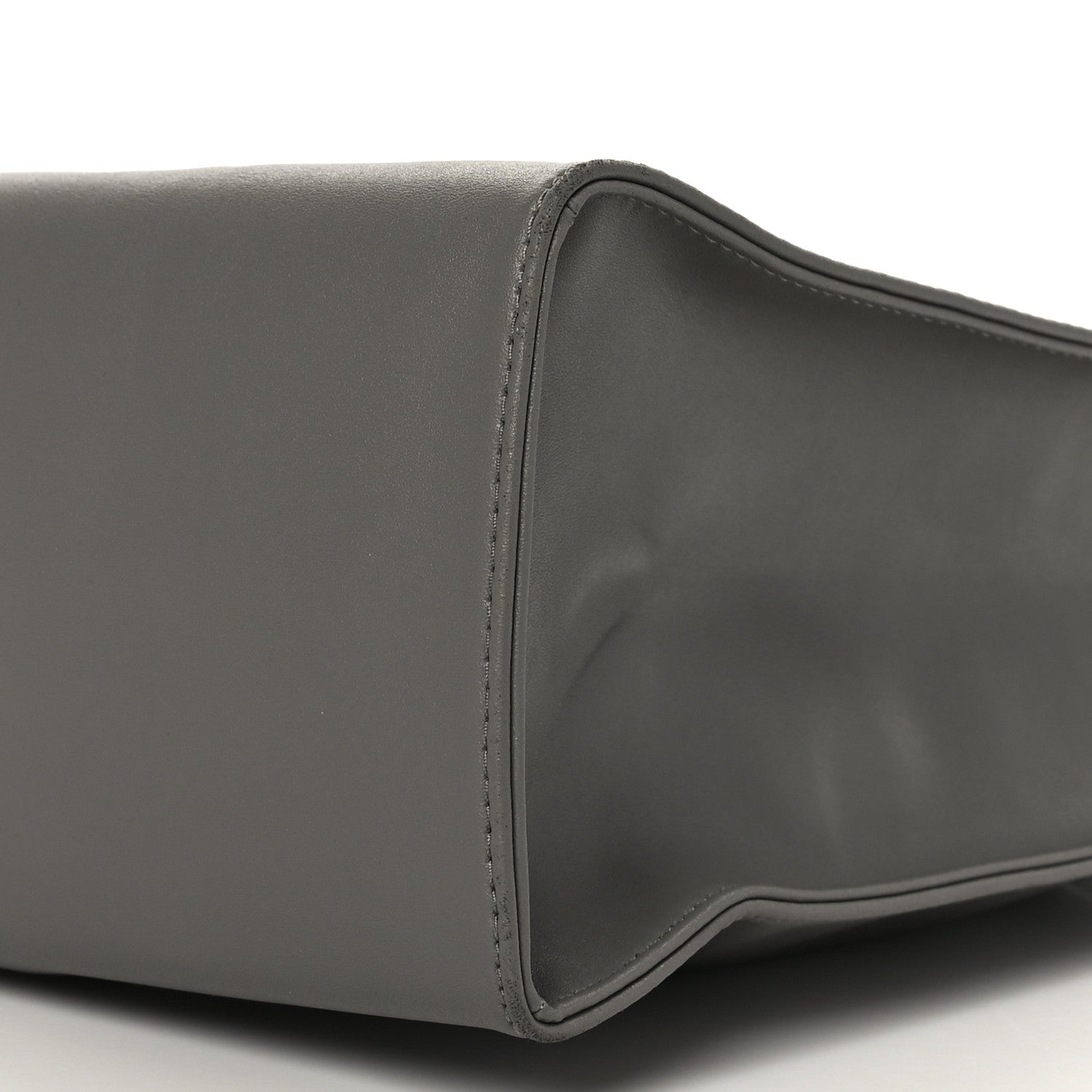 Telfar Vegan Leather Medium Shopping Bag Grey 8 of 9