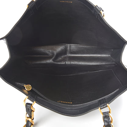 Chanel Lambskin CC Tote Black 5 of 15