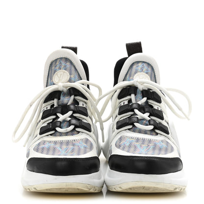 Louis Vuitton Calfskin Nylon LV Pop Archlight Sneaker 36 Blue 3 of 12