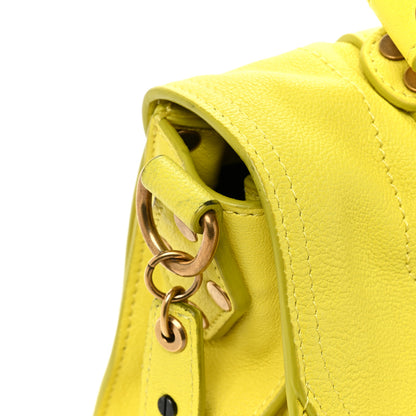 Proenza Schouler Lambskin Medium PS1 Satchel Citron 15 of 19