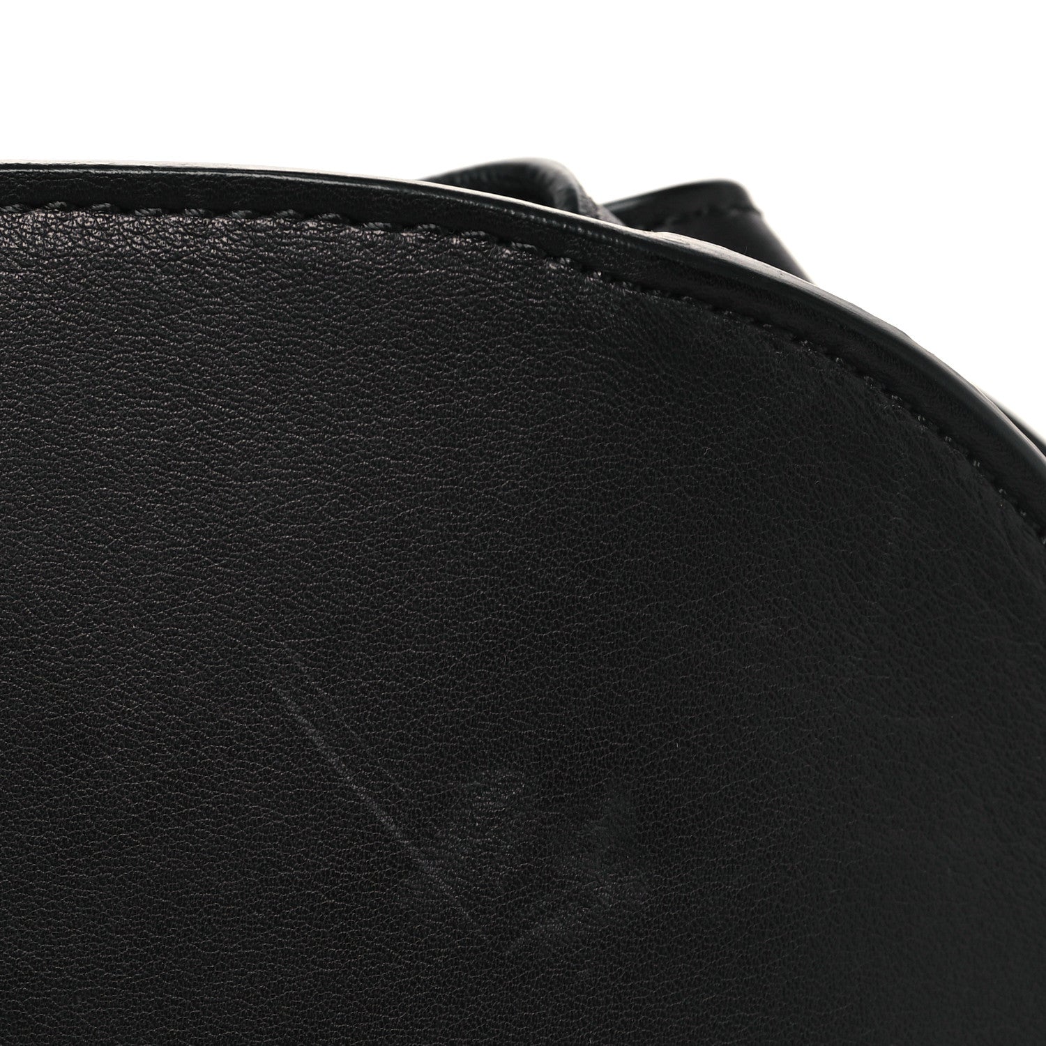 The Row Polished Saddle Calfskin Soft Margaux 17 Black 10 of 10