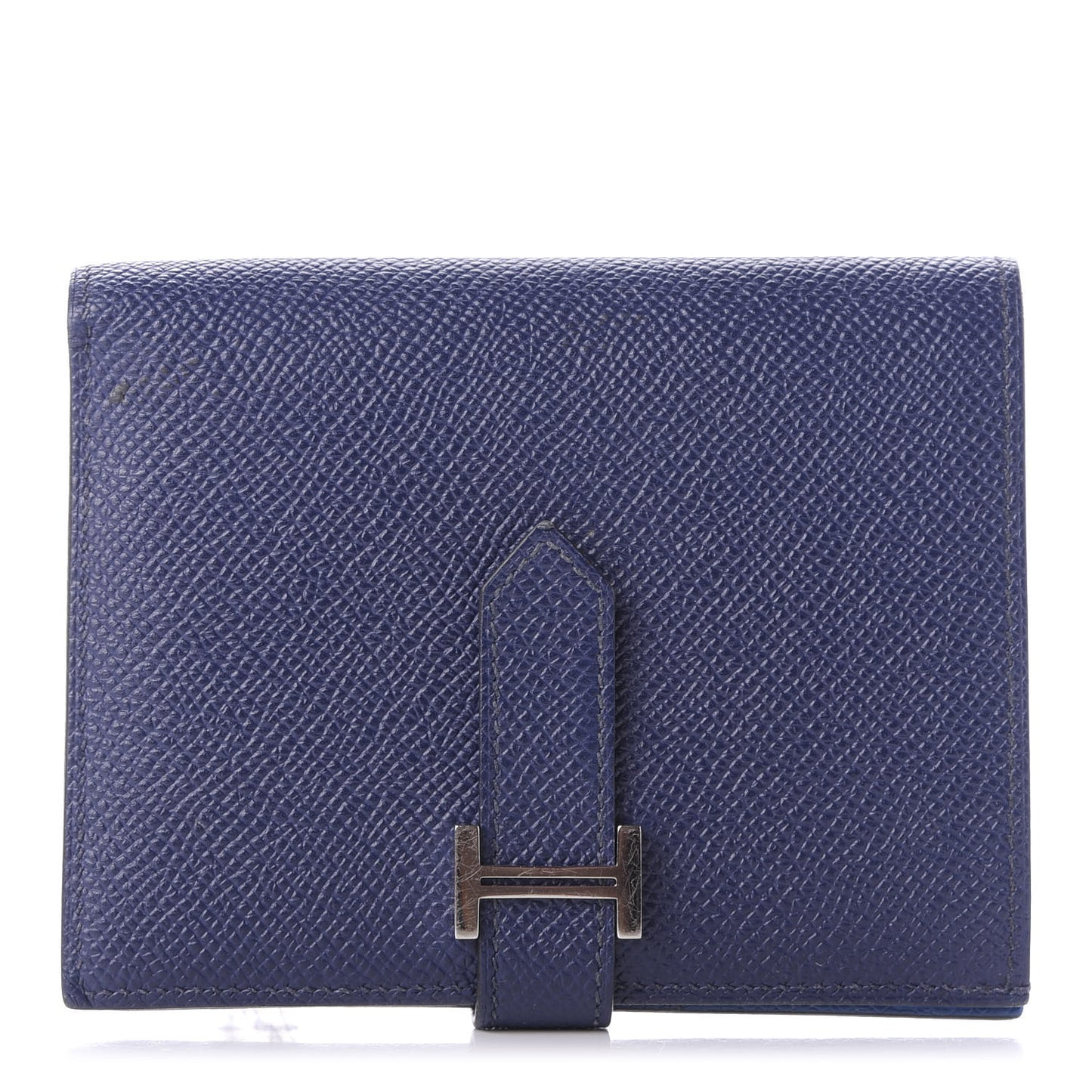 Epsom Bearn Verso Compact Wallet Bleu Encre Zellige