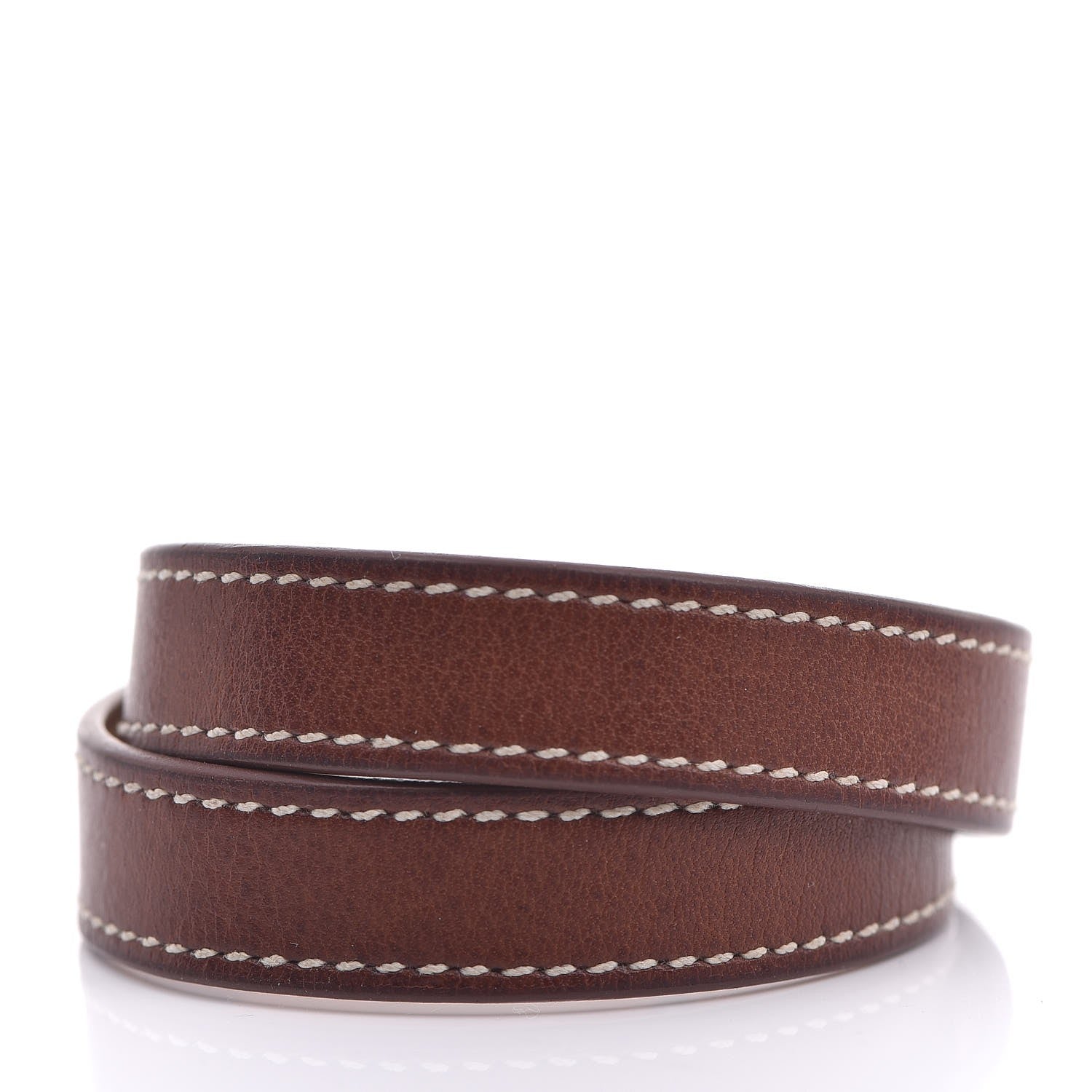 Hermes Barenia Kelly Double Tour Bracelet S Fauve 3 of 5