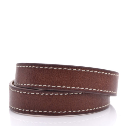 Hermes Barenia Kelly Double Tour Bracelet S Fauve 3 of 5