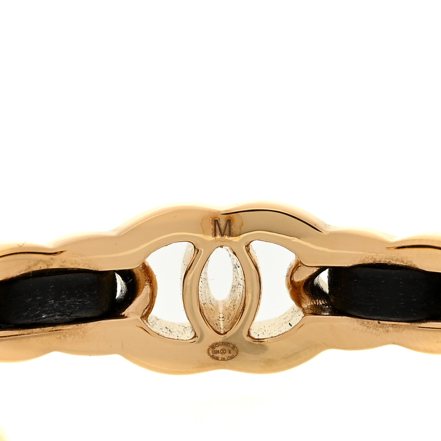 Chanel Lambskin CC Chain Bracelet M Black 4 of 5