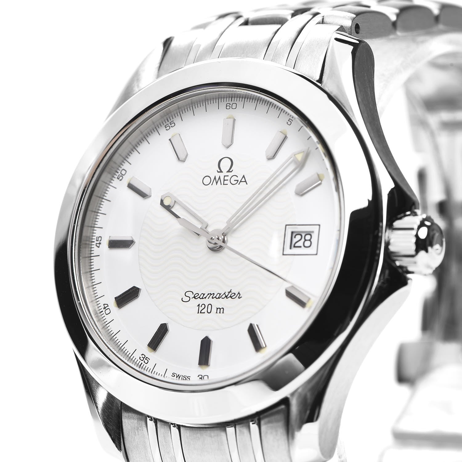 Omega Stainless Steel 36mm Seamaster Quartz Watch White 2511.21 7 of 7