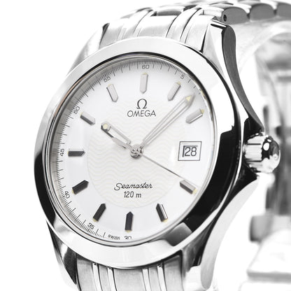 Omega Stainless Steel 36mm Seamaster Quartz Watch White 2511.21 7 of 7