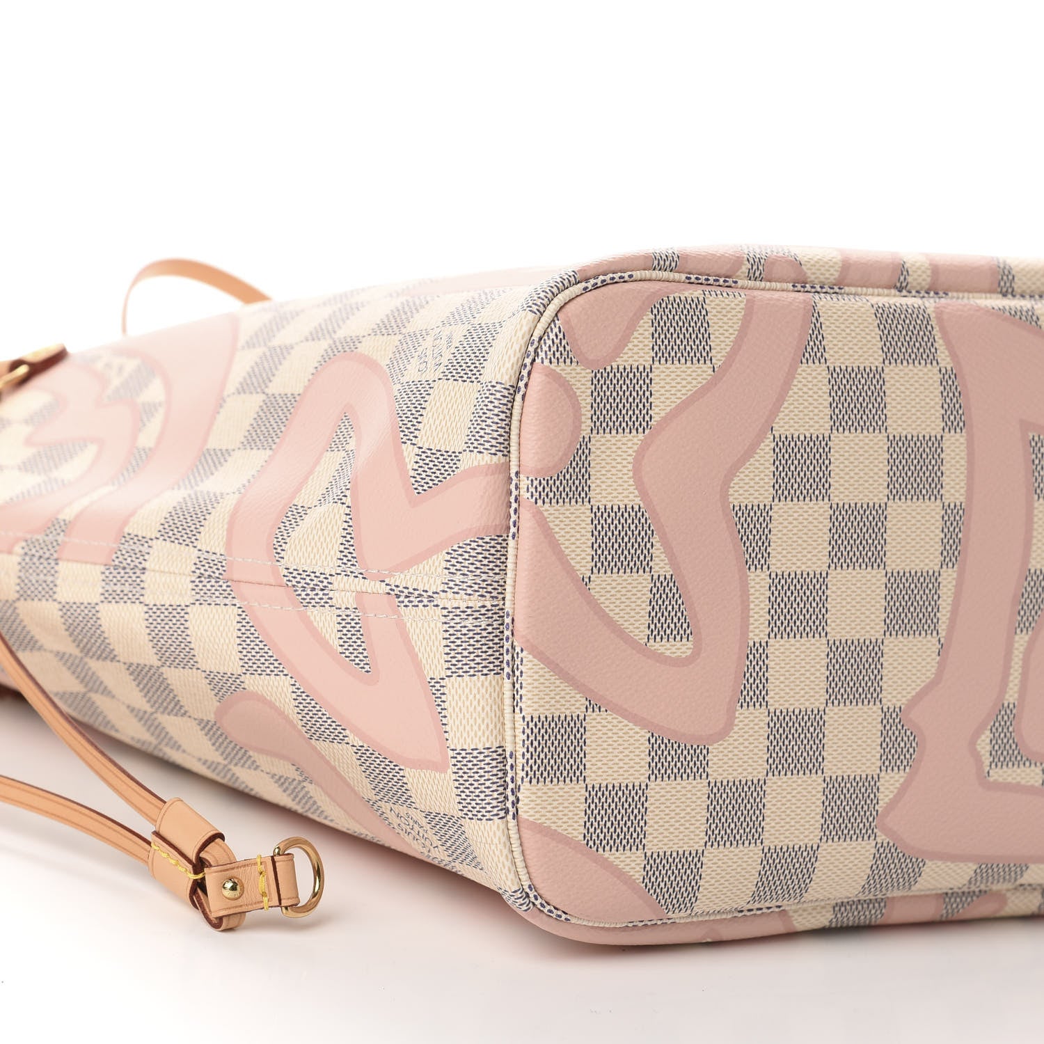 Louis Vuitton Damier Azur Tahitienne Neverfull MM 6 of 11