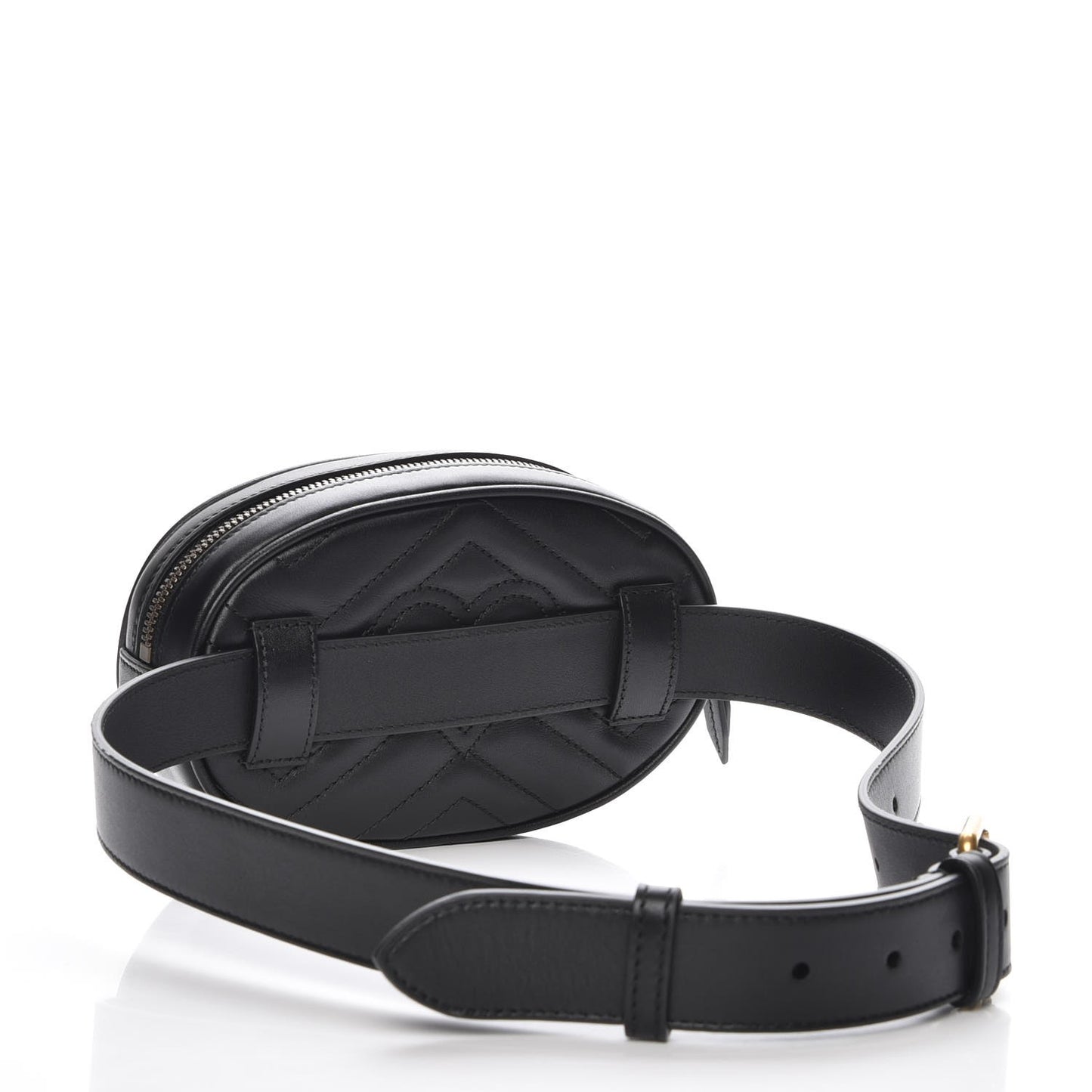 Calfskin Matelasse GG Marmont Belt Bag 85 34 Black