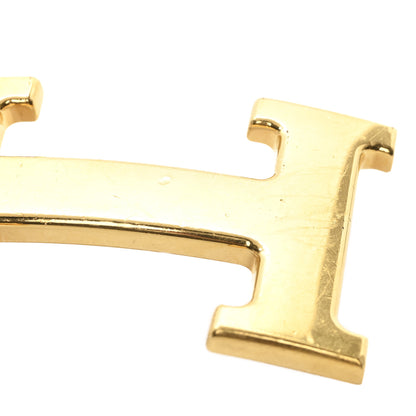 Hermes Polished 32mm H Belt Buckle Gold 4 of 4