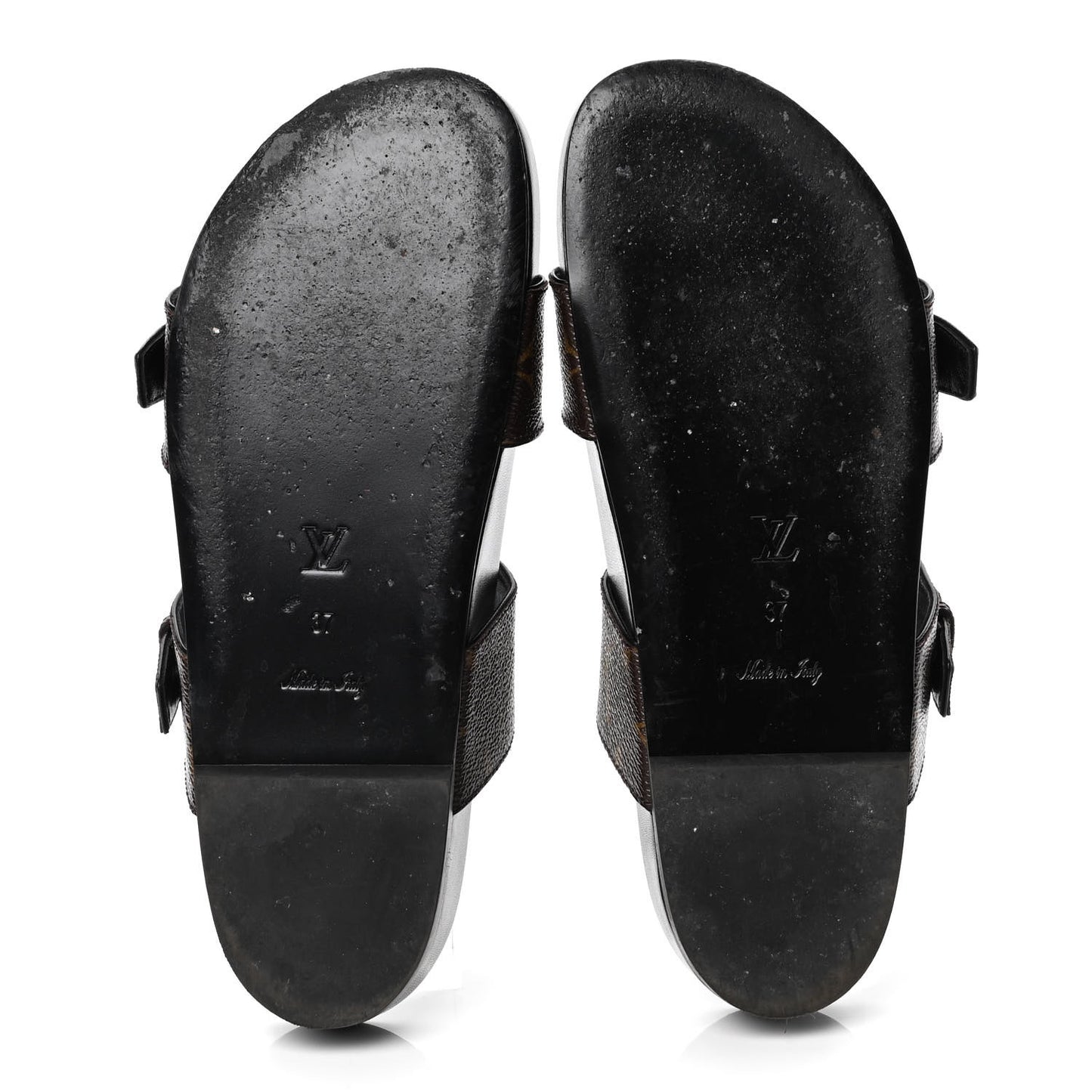 Monogram Bom Dia Mule Sandals 37 Black