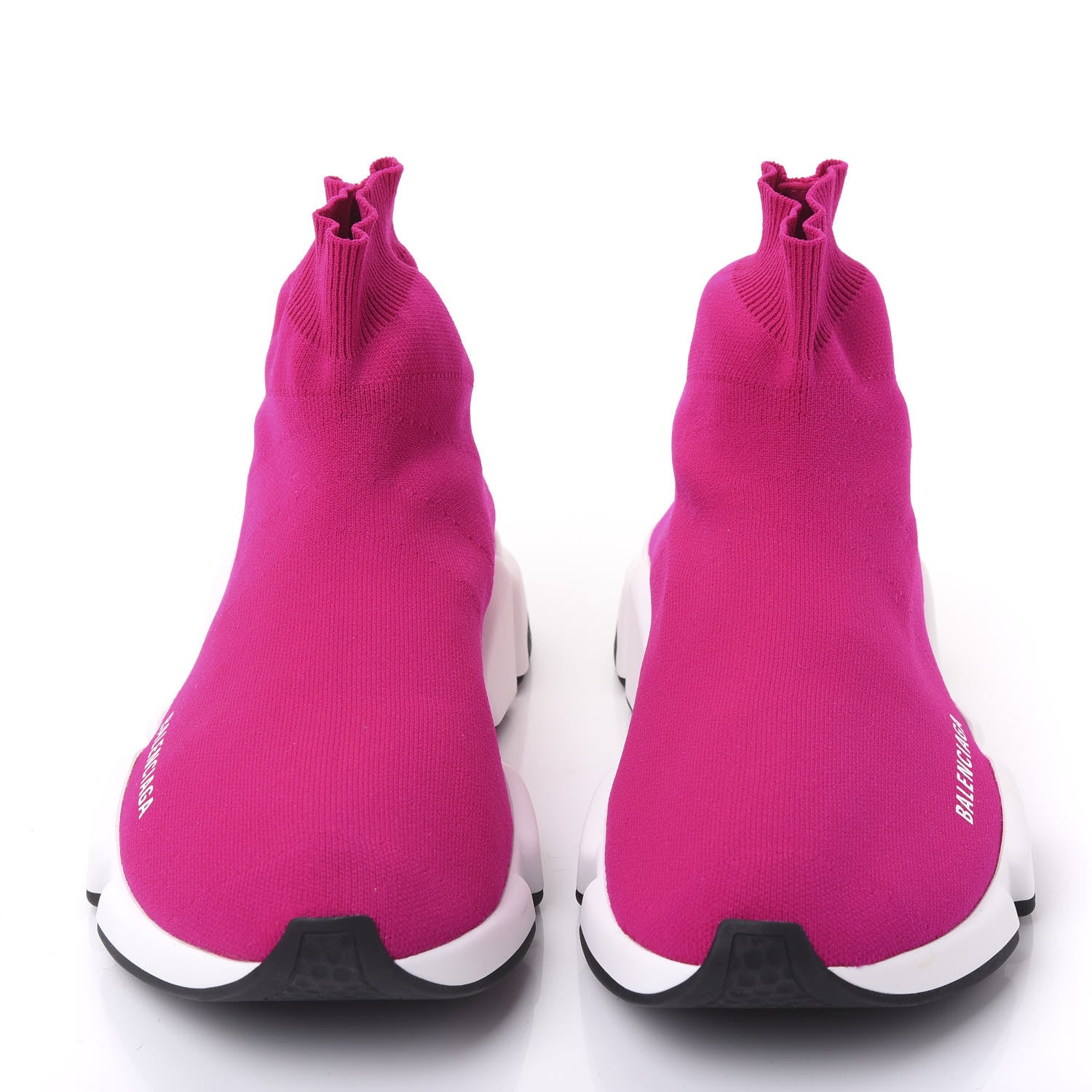 Balenciaga Neoprene Knit Womens Speed Sneakers 42 Rose Fuchsia 3 of 9