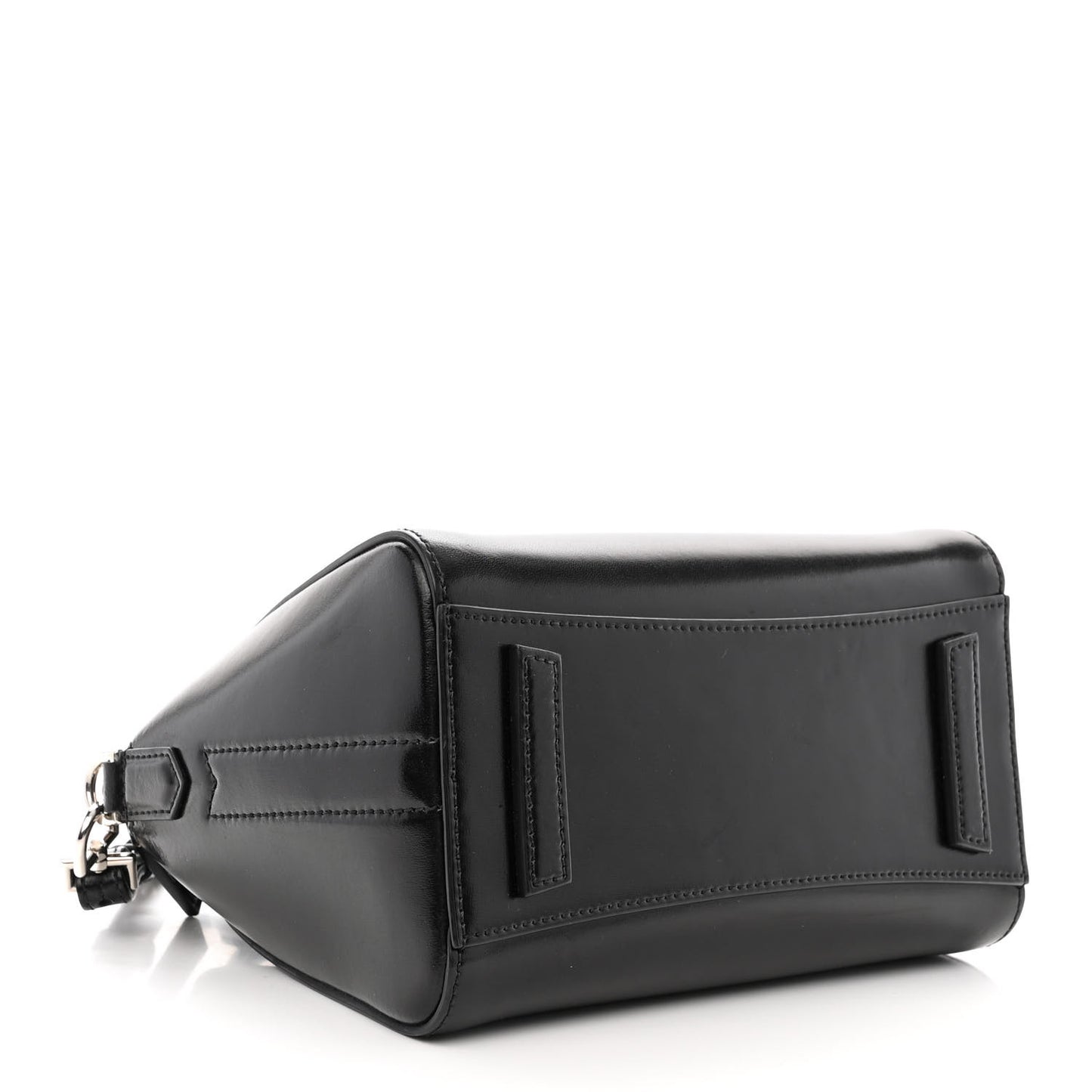 Shiny Lord Calfskin Mini Antigona Black