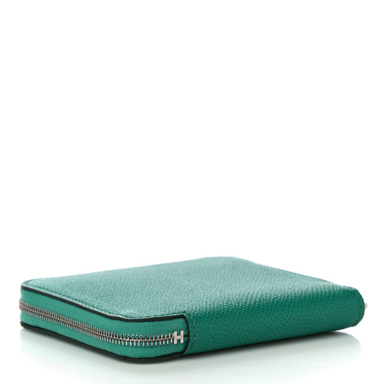 Hermes Epsom Silk'in Compact Wallet Vert Jade 4 of 10