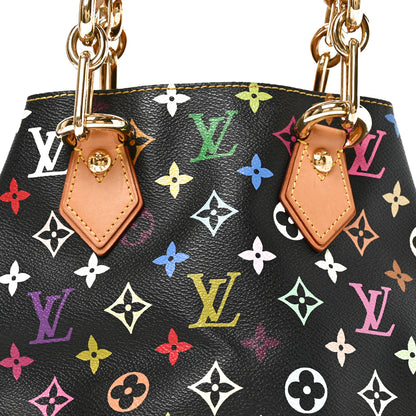 Louis Vuitton Monogram Multicolor Audra Black 7 of 9