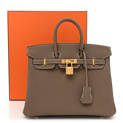 Hermes Togo Birkin 25 Etoupe 13 of 13