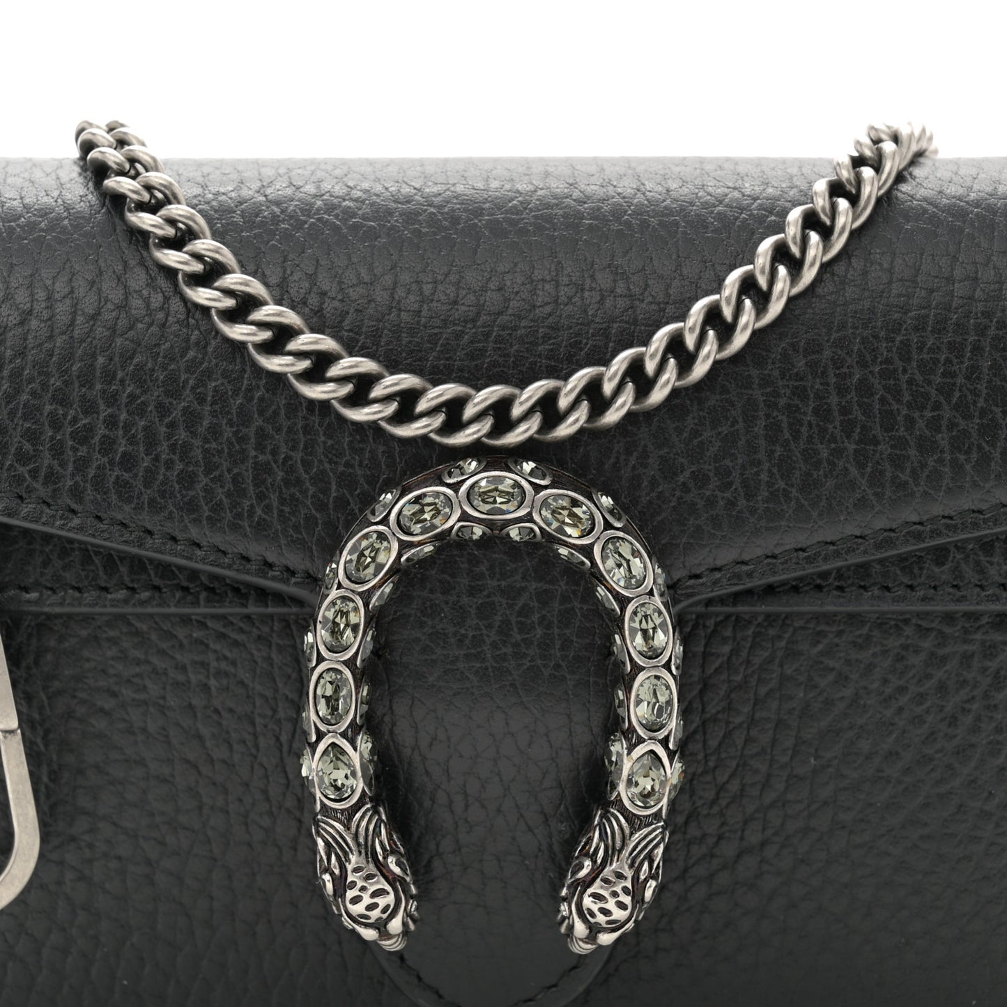 Calfskin Super Mini Dionysus Shoulder Bag Black