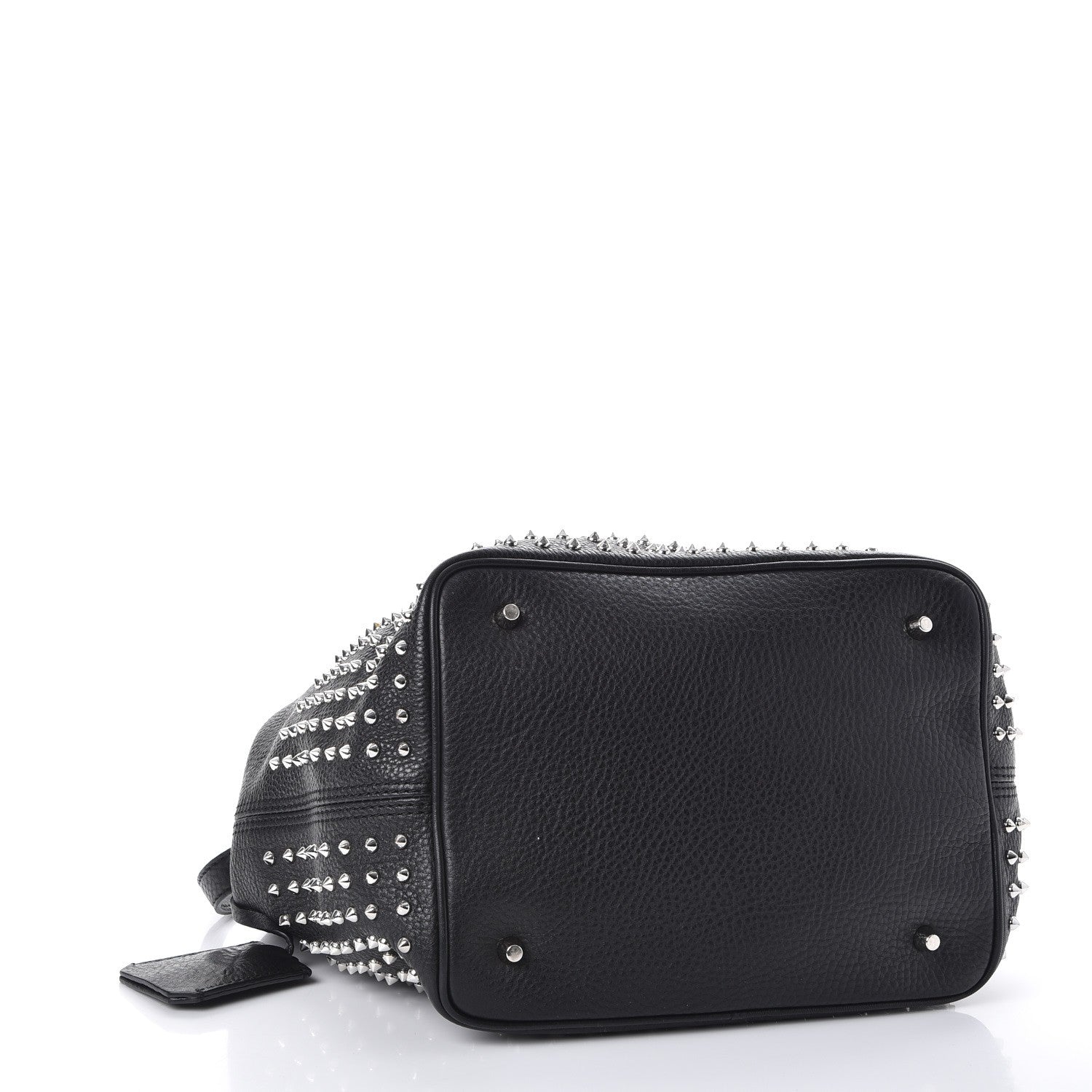 Burberry Calfskin Studded Medium Susanna Hobo Black 4 of 9