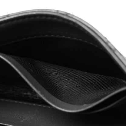 Saint Laurent Lambskin Quilted Monogram Gaby Small Envelope Wallet Fog 6 of 15