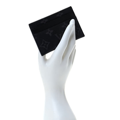 Louis Vuitton Monogram Eclipse Porte-Cartes Double Card Holder 2 of 6