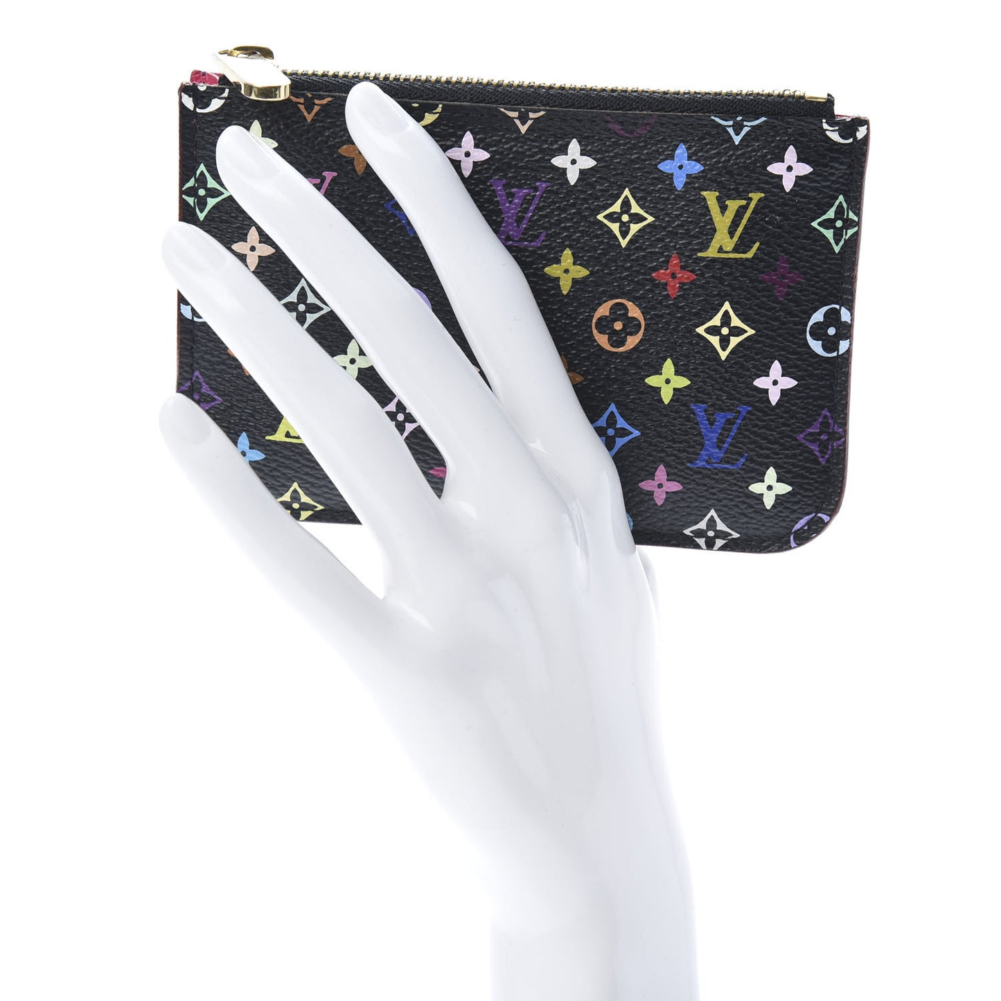 Monogram Multicolor Key Pouch Black Grenade