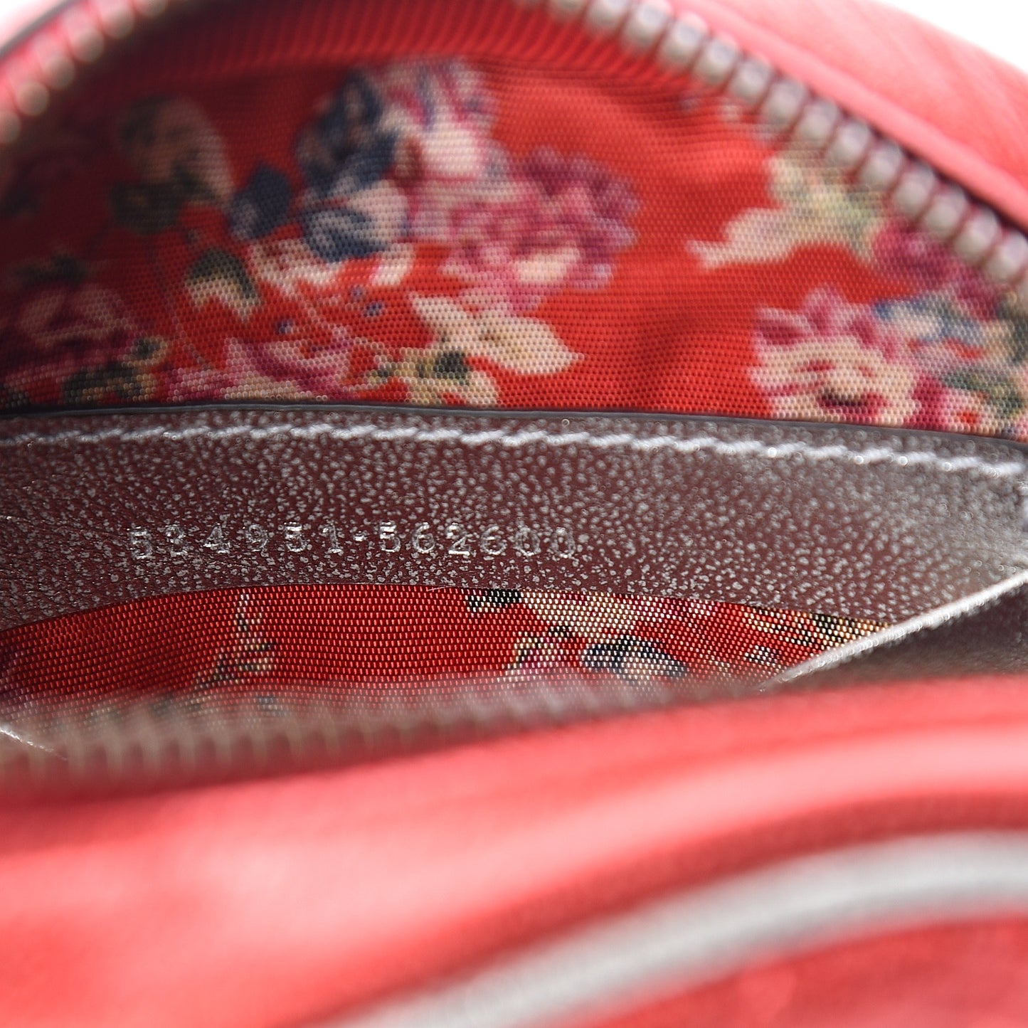 Laminated Nappa Trapuntata Mini Zumi Dome Shoulder Bag Rosso Marine Argento