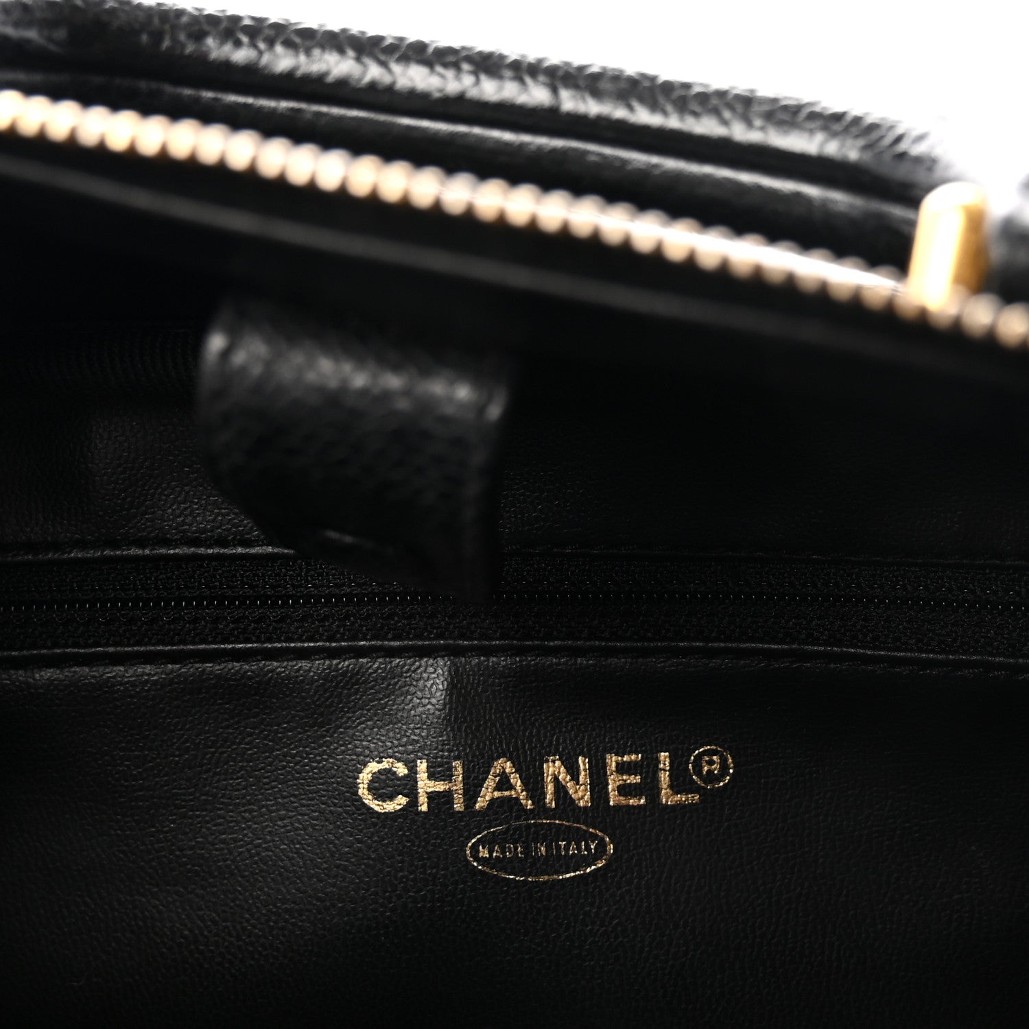 Chanel Caviar Timeless CC Vanity Case Black 6 of 10