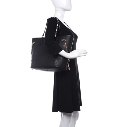 Louis Vuitton Empreinte Monogram Giant Wild At Heart Neverfull MM Black 2 of 11