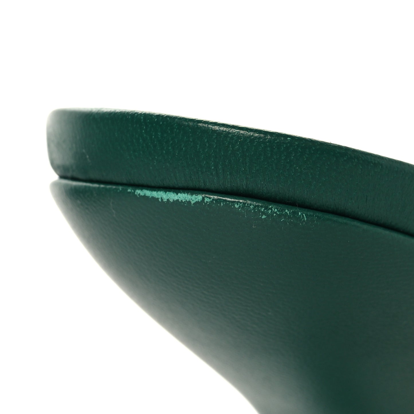 Nappa Matelasse GG Marmont 75mm Slide Sandals 41 Emerald